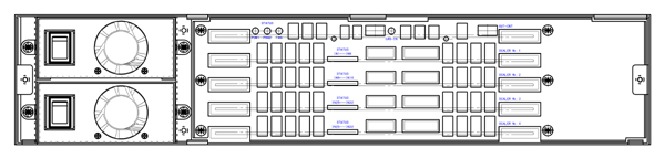 MV-600　フロントパネルを開いた状態
